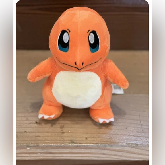 Charmander Plush Toy 8" 1997 Nintendo Pokémon - Picture 1 of 2